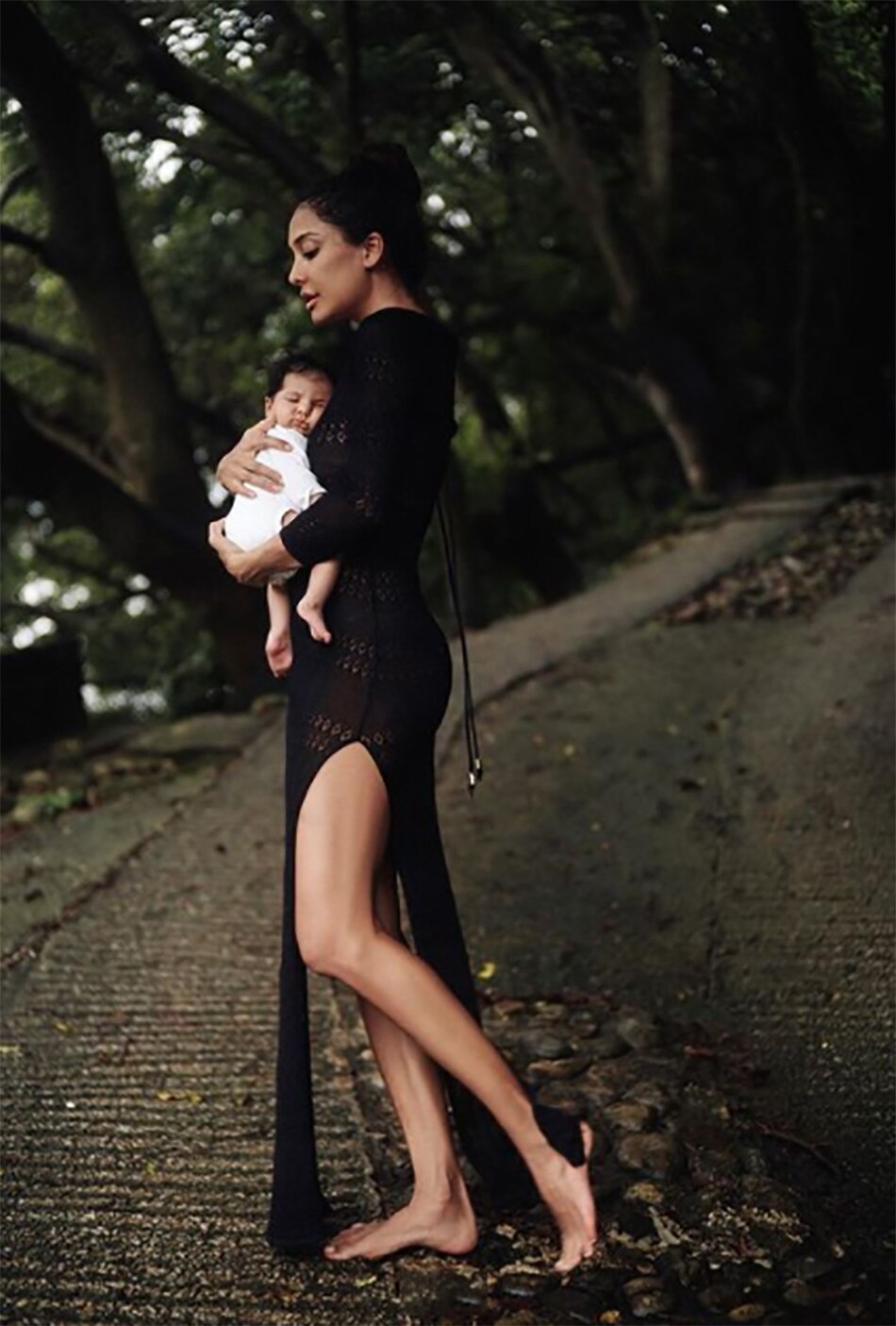 लीजा हेडन बेटी के साथ 