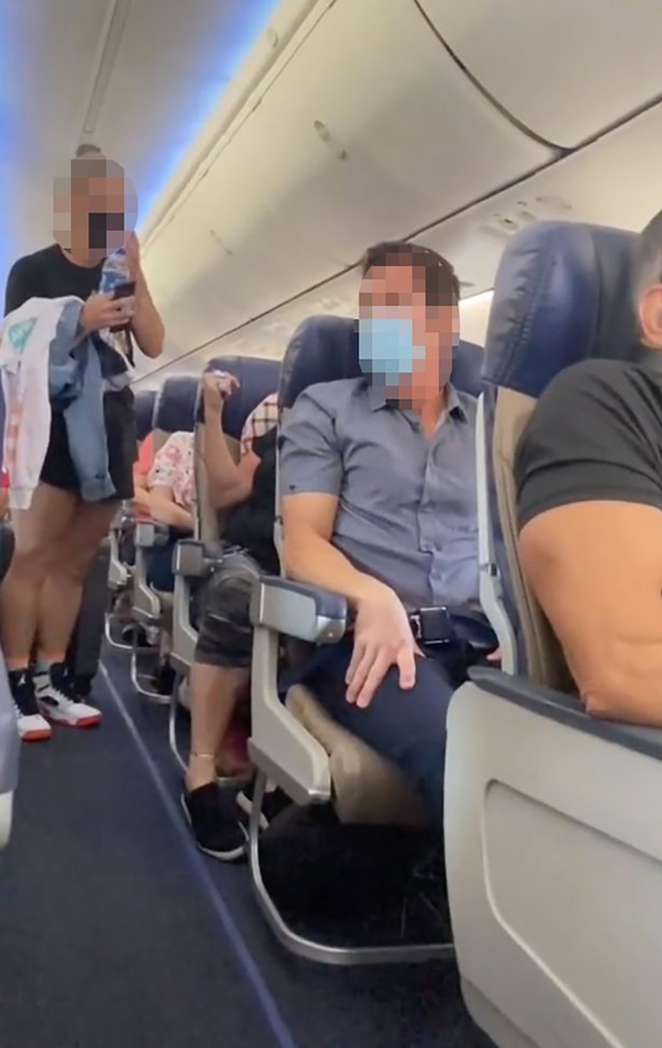 Flight delayed one hour 