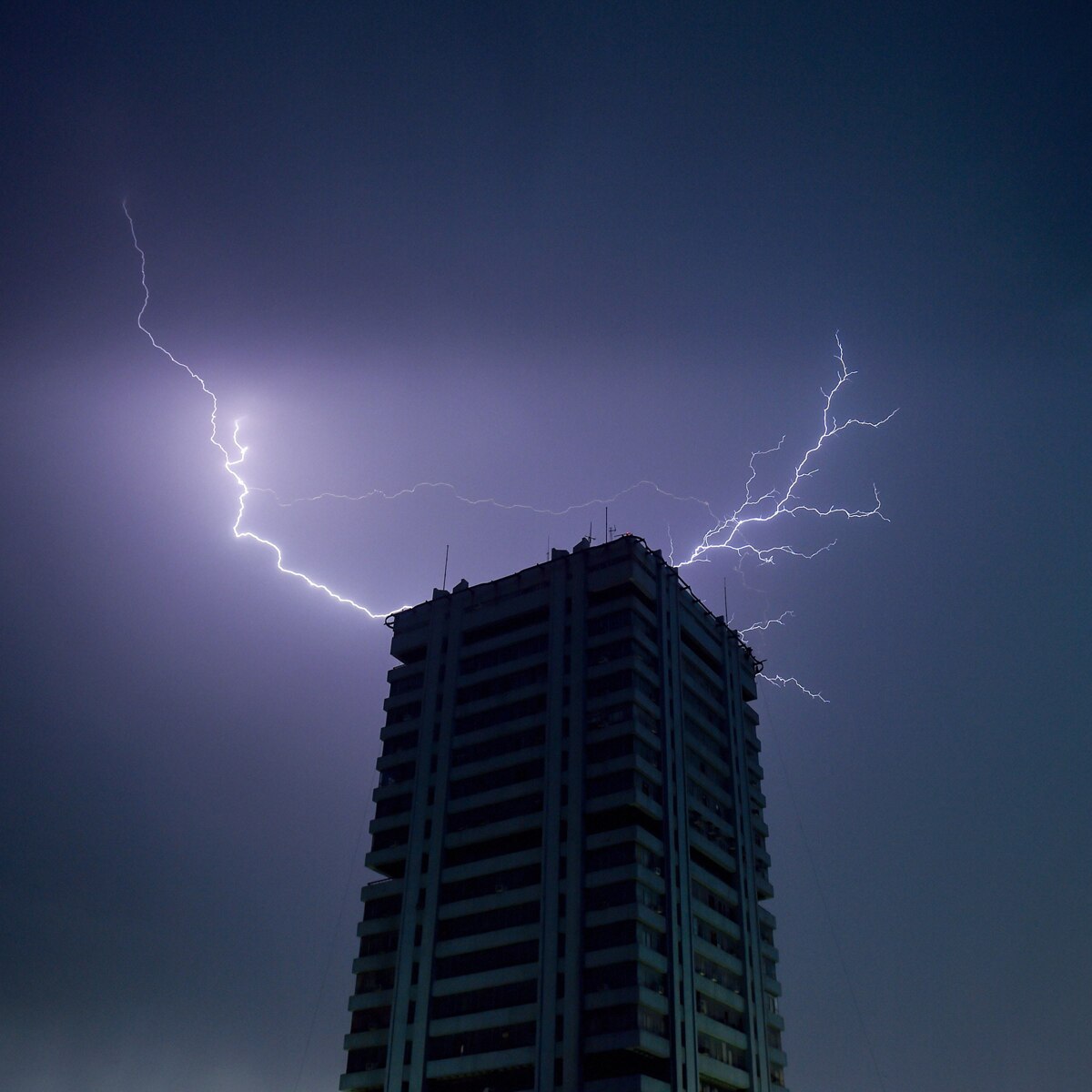 Lightning At Wedding