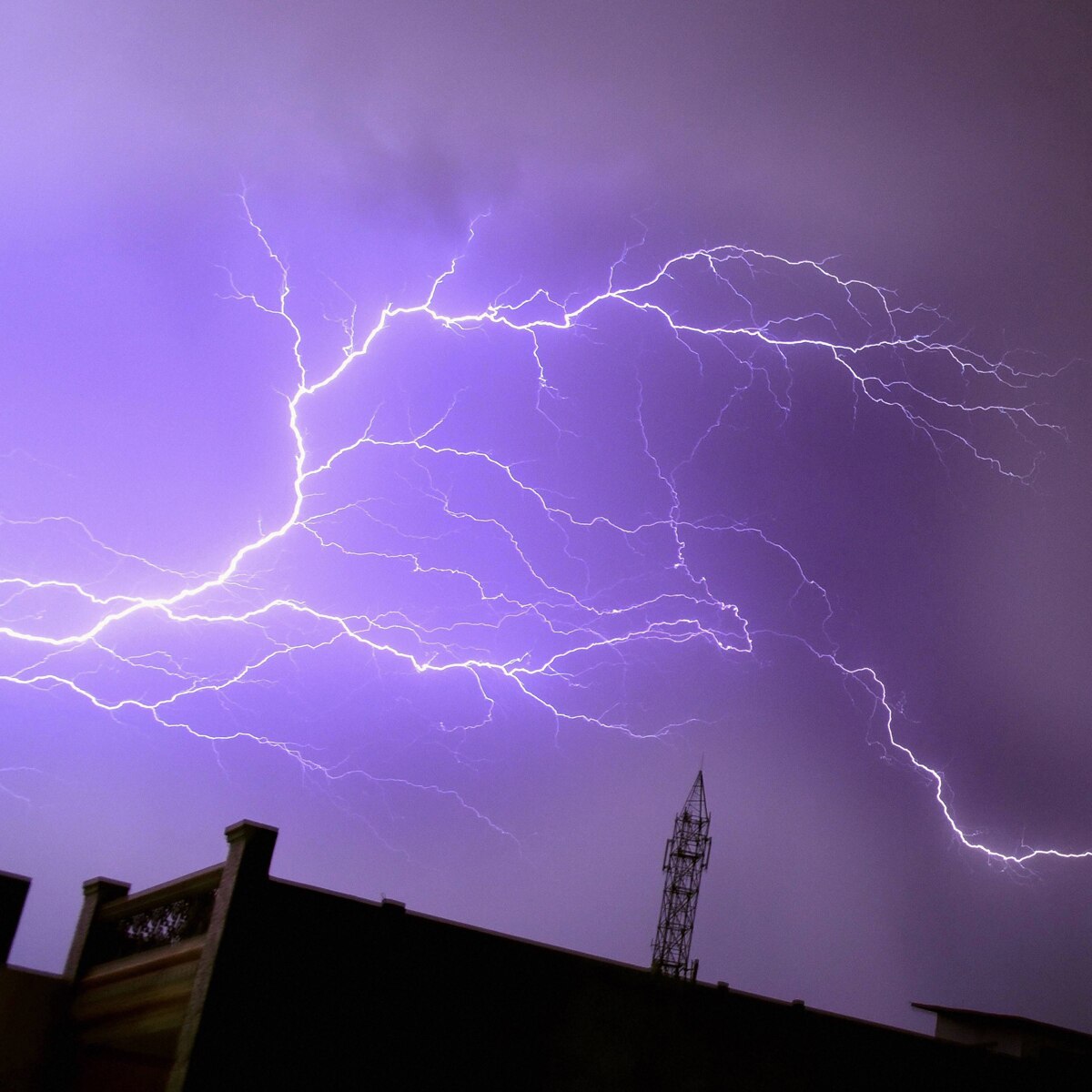 Lightning At Wedding