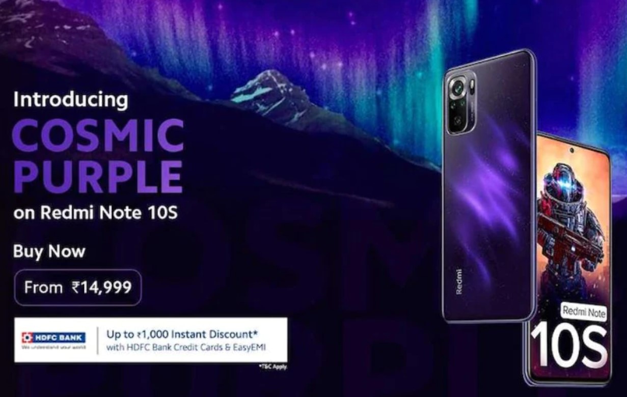 Redmi Note 10S Cosmic Purple