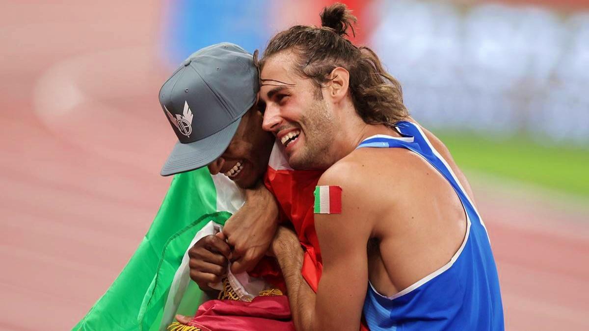 मुताज बरशीम और गियानमार्को टेम्बरी (फोटो- रॉयटर्स) 