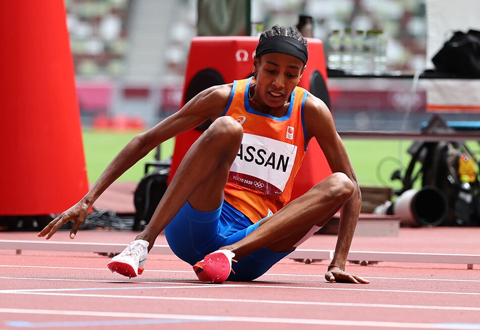 Athlete went down and still won