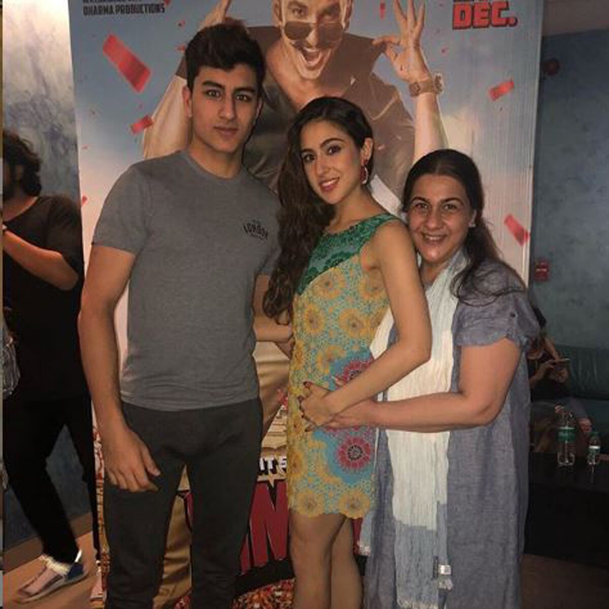 सारा अली खान-अमृता सिंह-इब्राह‍िम  