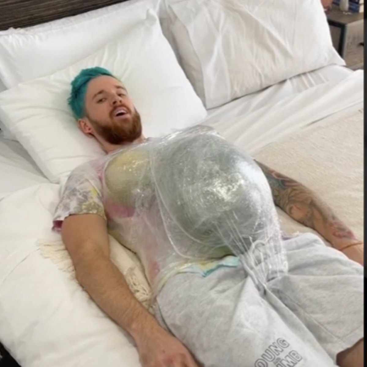 man become 'preganant'