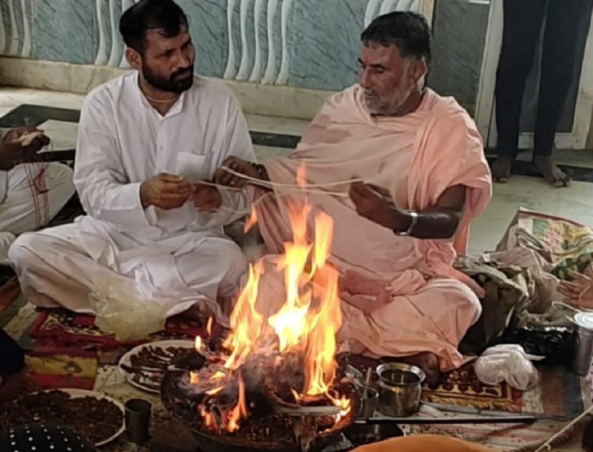 मंदिर में अनुष्ठान