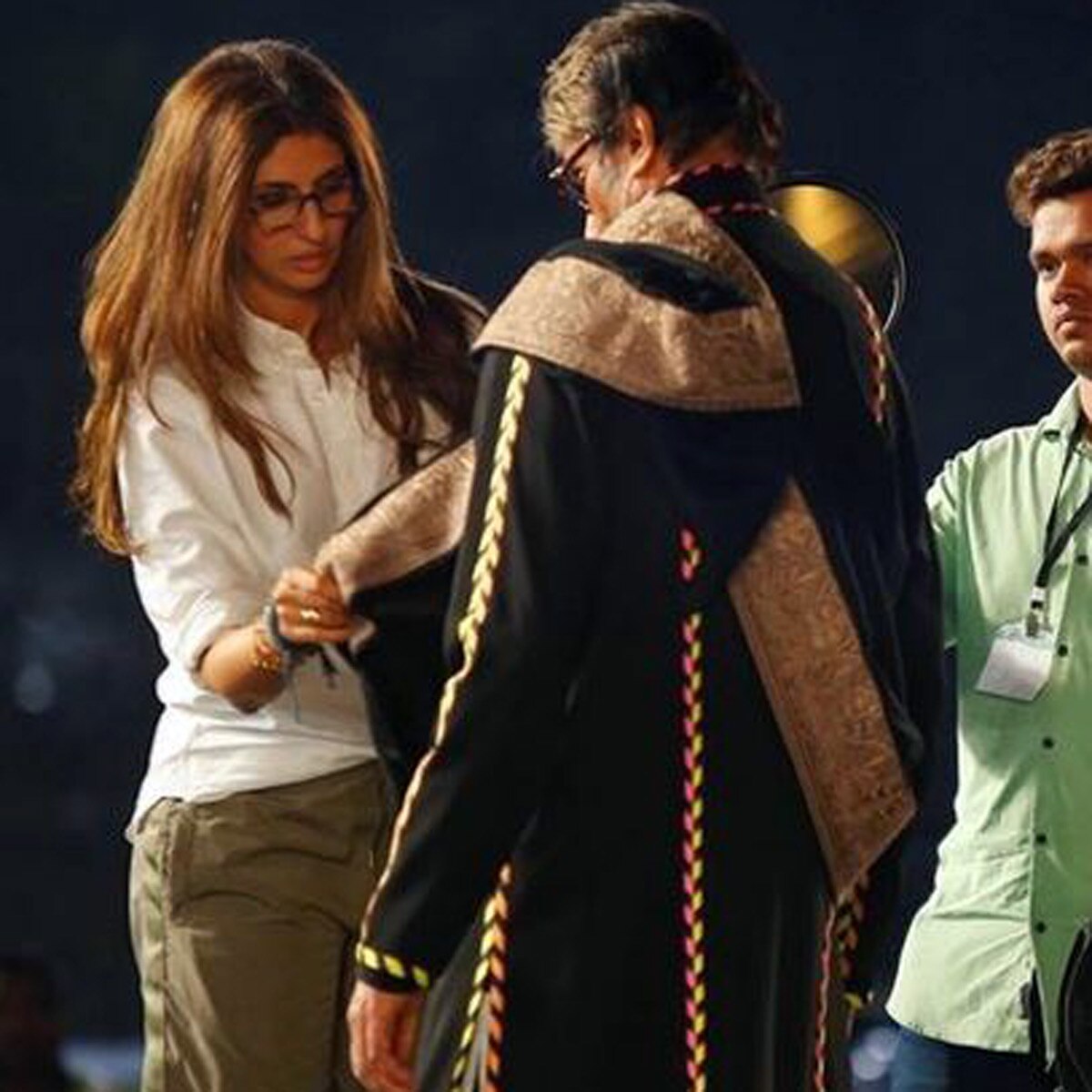 श्वेता संग अमिताभ