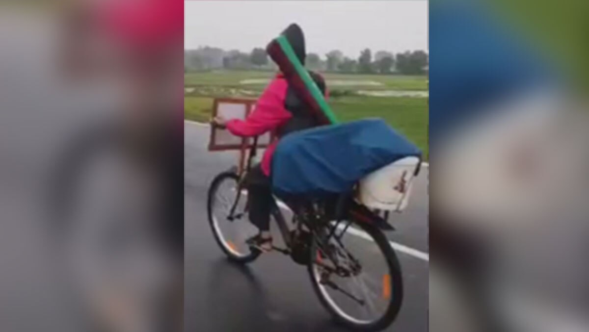 बिहार से केरल तक देश की बेटी ने चलाई 3306 km साइकिल 