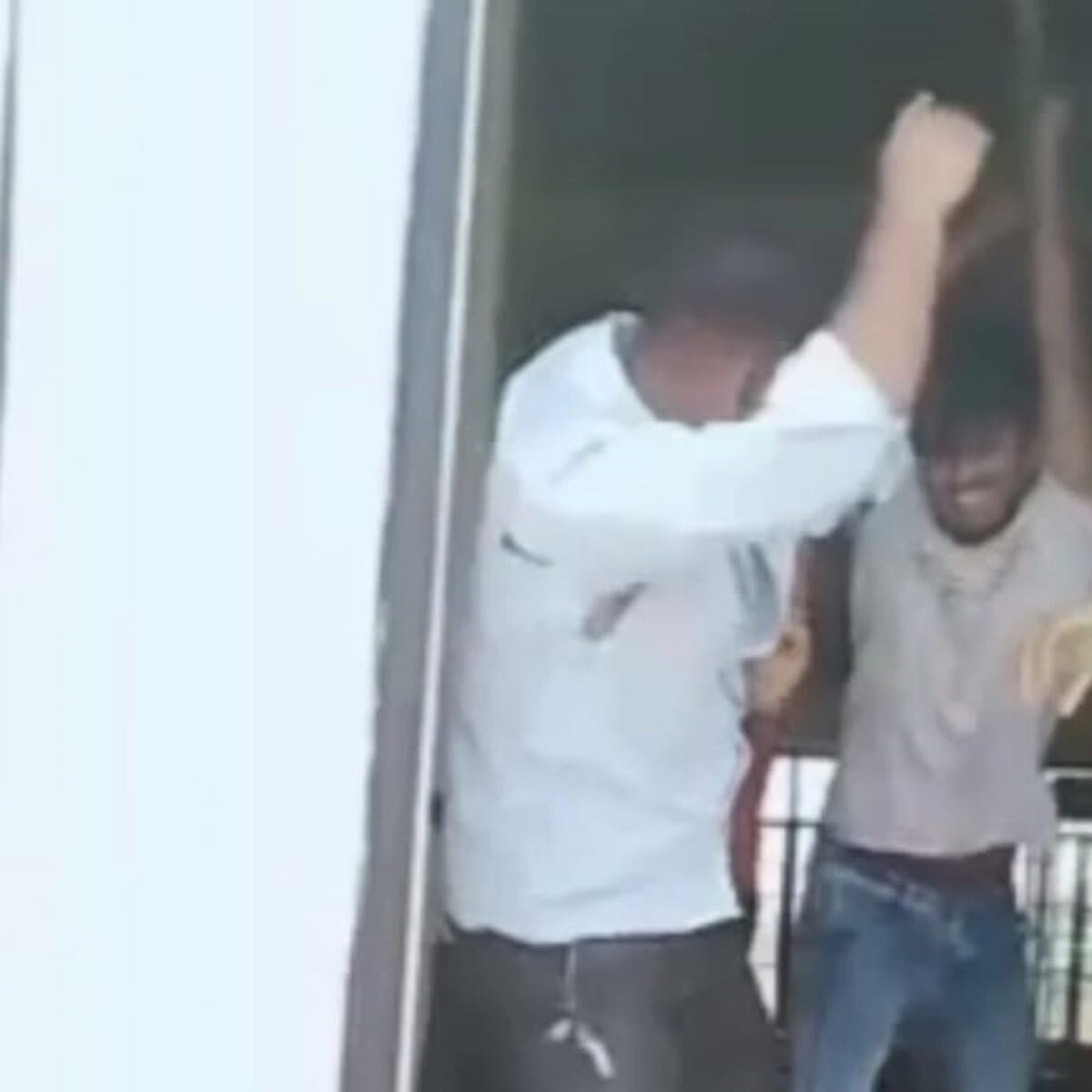 youths beat up the power station in-charge