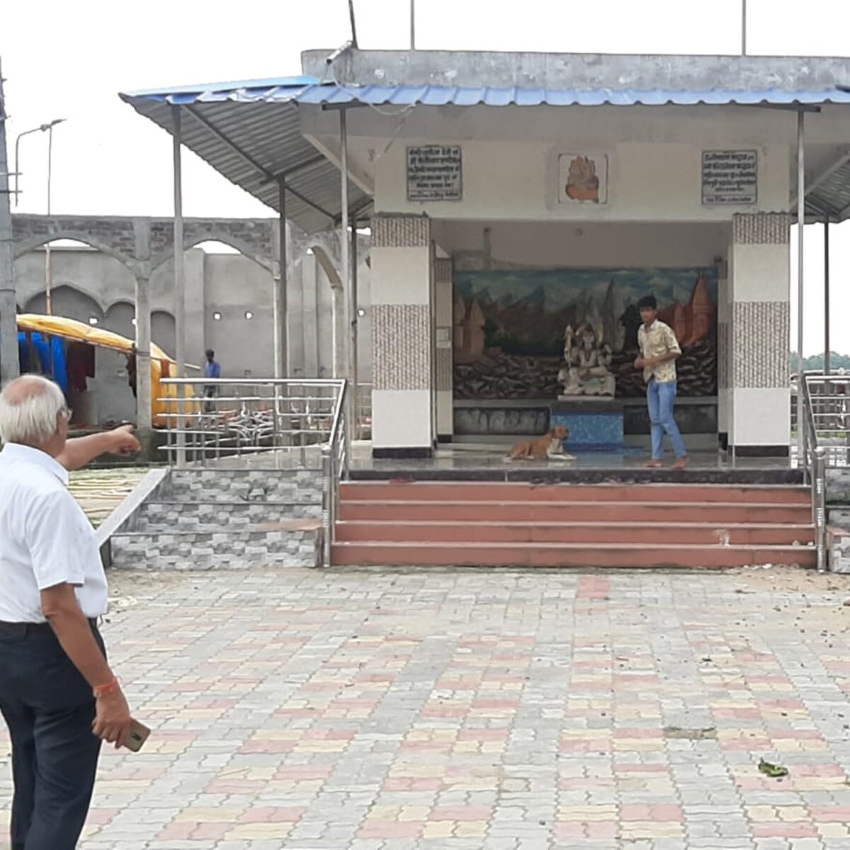 School in the cremation ground