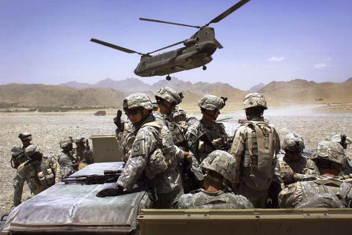 US के नेतृत्व में वहां संयुक्त सेनाओं ने धावा बोल दिया था 