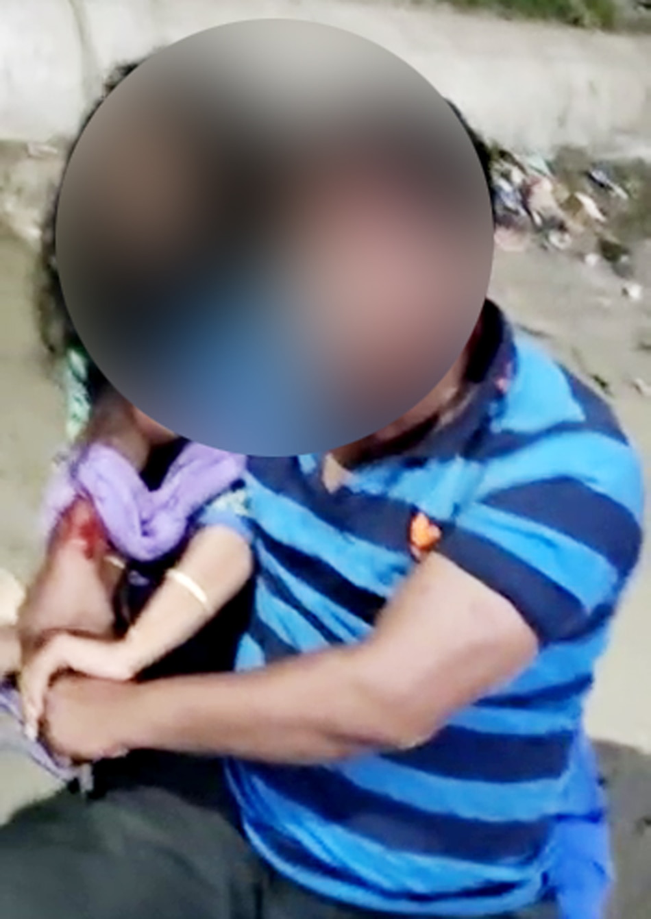 Wife thrashed drunken husband