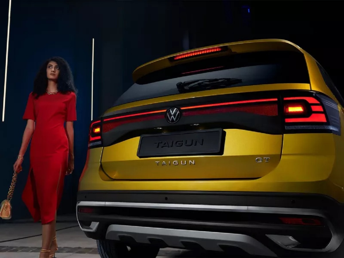Volkswagen Taigun का बैक लुक