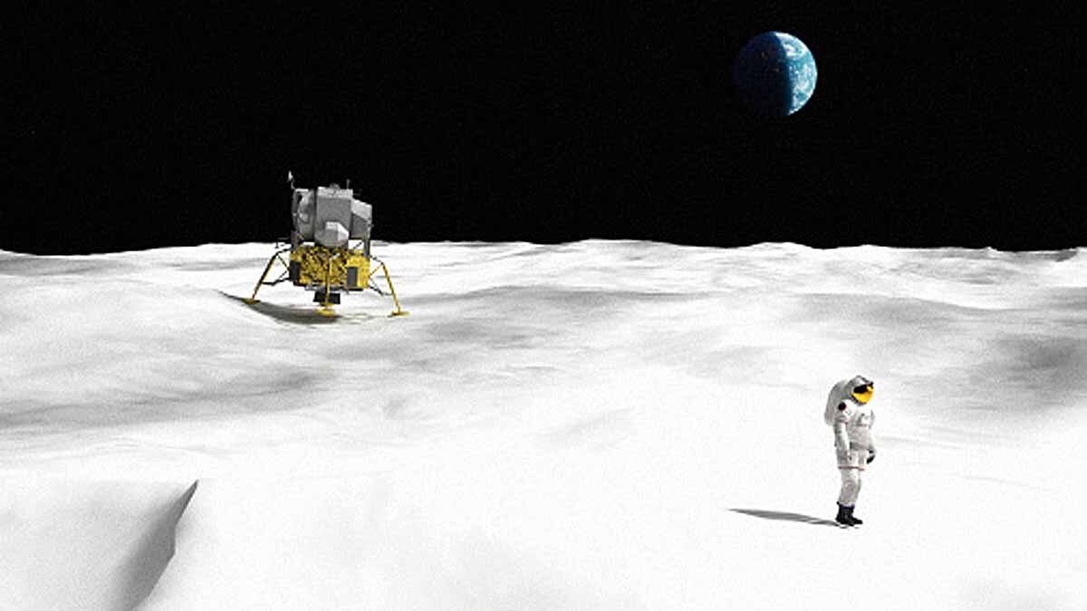 Water Ice Moon NASA Chandrayaan 