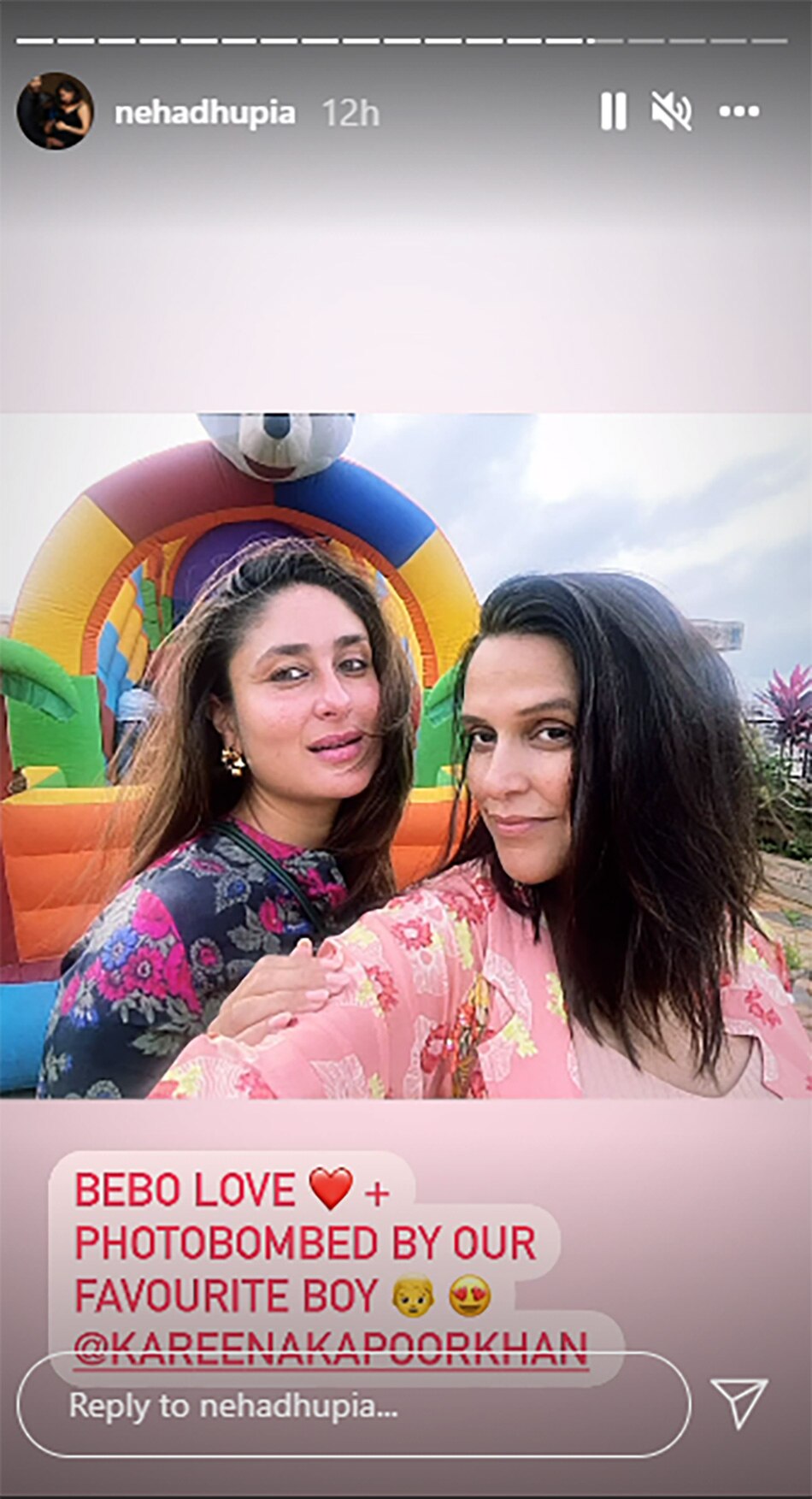 करीना कपूर खान और नेहा धूपिया