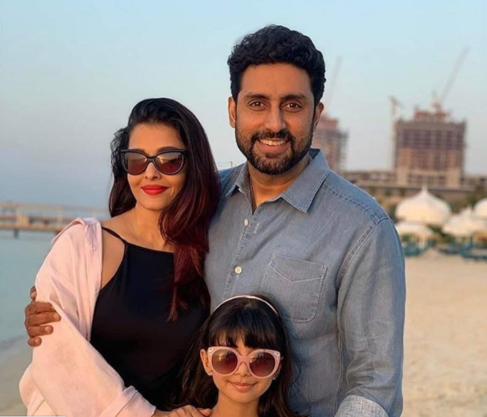 अभ‍िषेक बच्चन फैमिली के साथ 