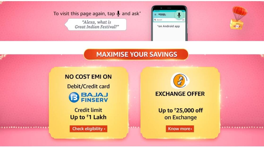 Amazon Great Indian Festival Sale