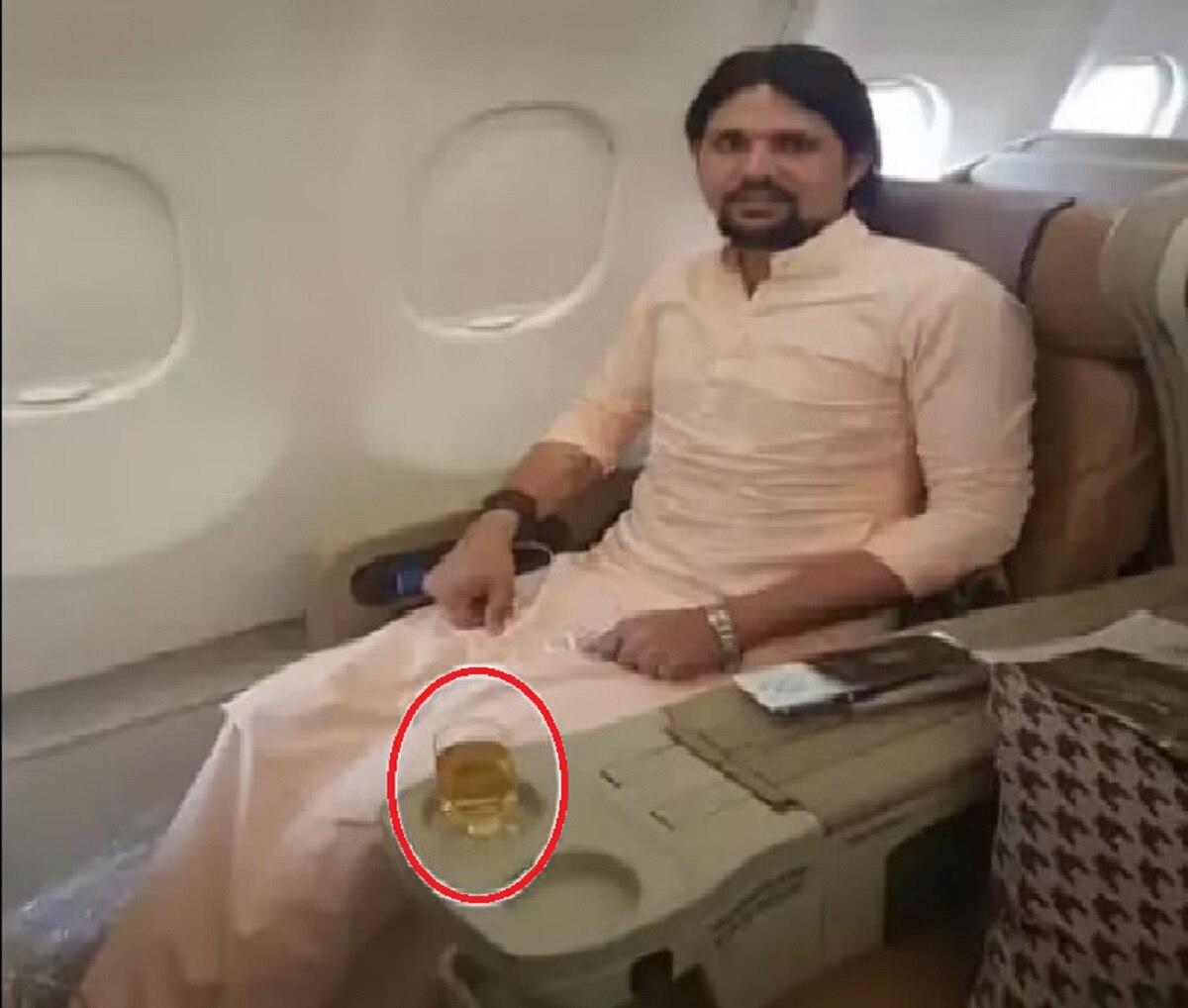 विमान में जाम