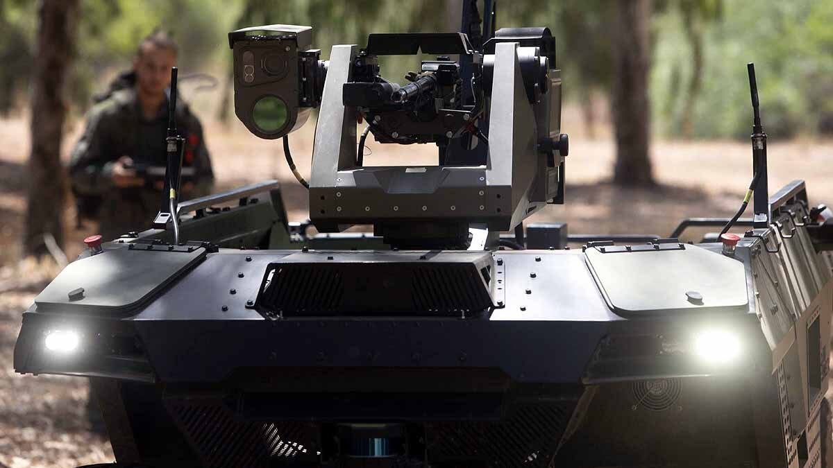  Israel armed combat robots