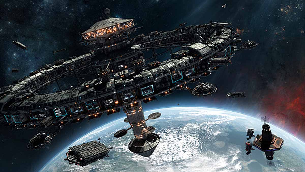 China's 1 KM long Mega Spaceship