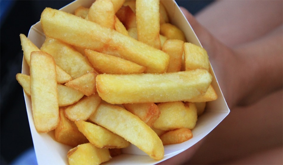 फ्रेंच फ्राइज और आलू के चिप्स