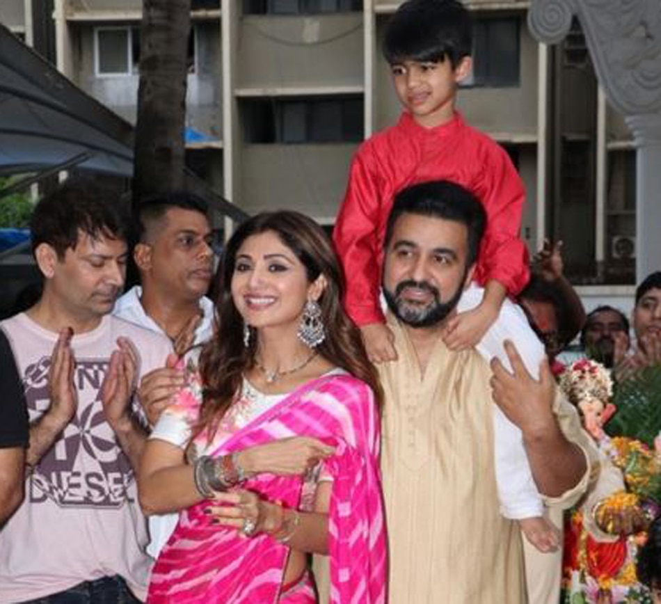 फैमिली संग शिल्पा शेट्टी