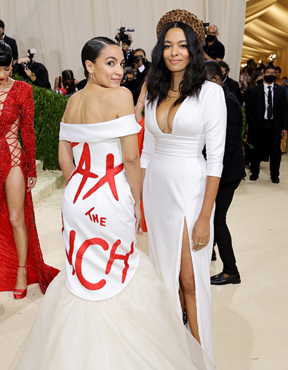 AOC dress met gala