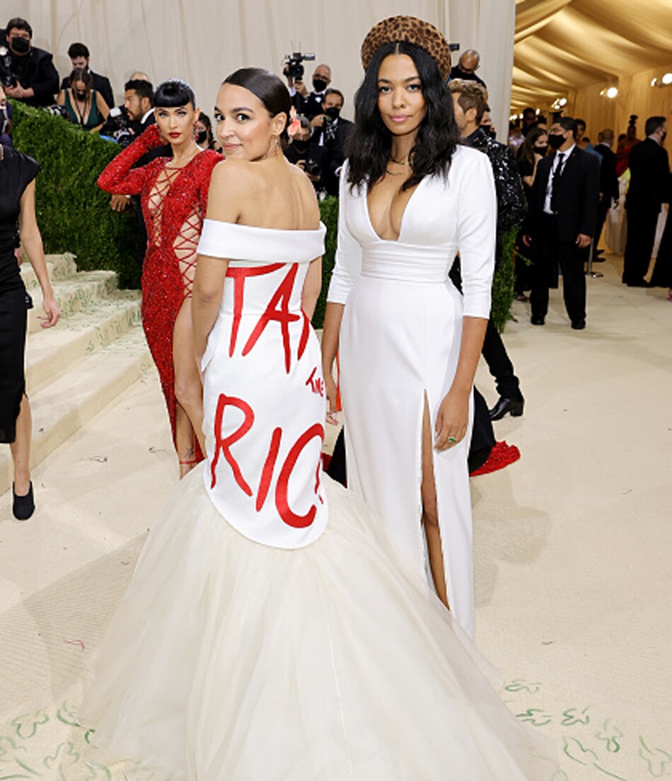 AOC dress met gala
