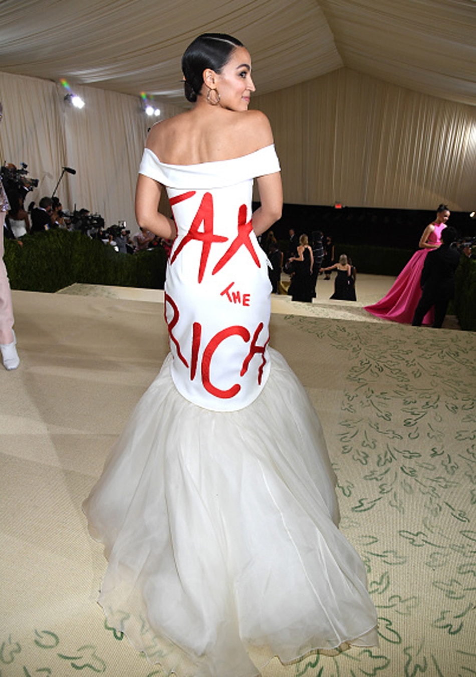 AOC dress met gala