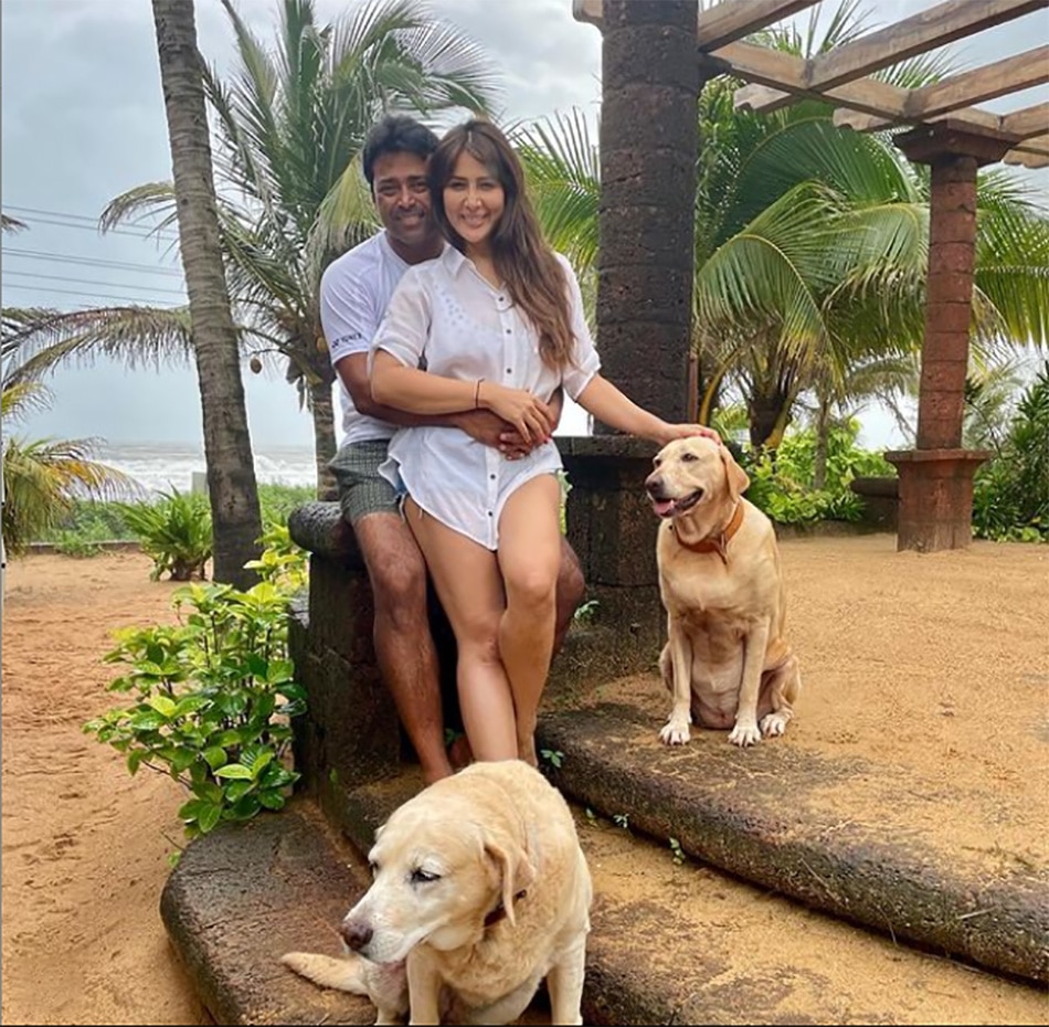 किम शर्मा-लिएंडर पेस  