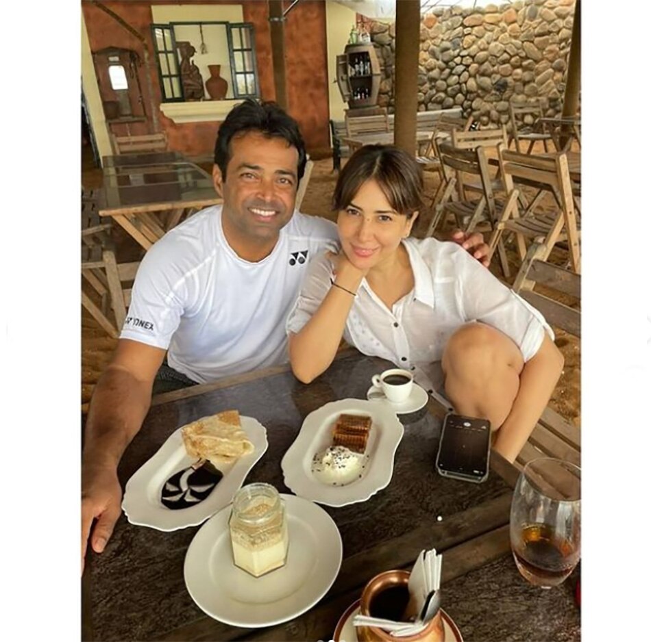 किम शर्मा-लिएंडर पेस  