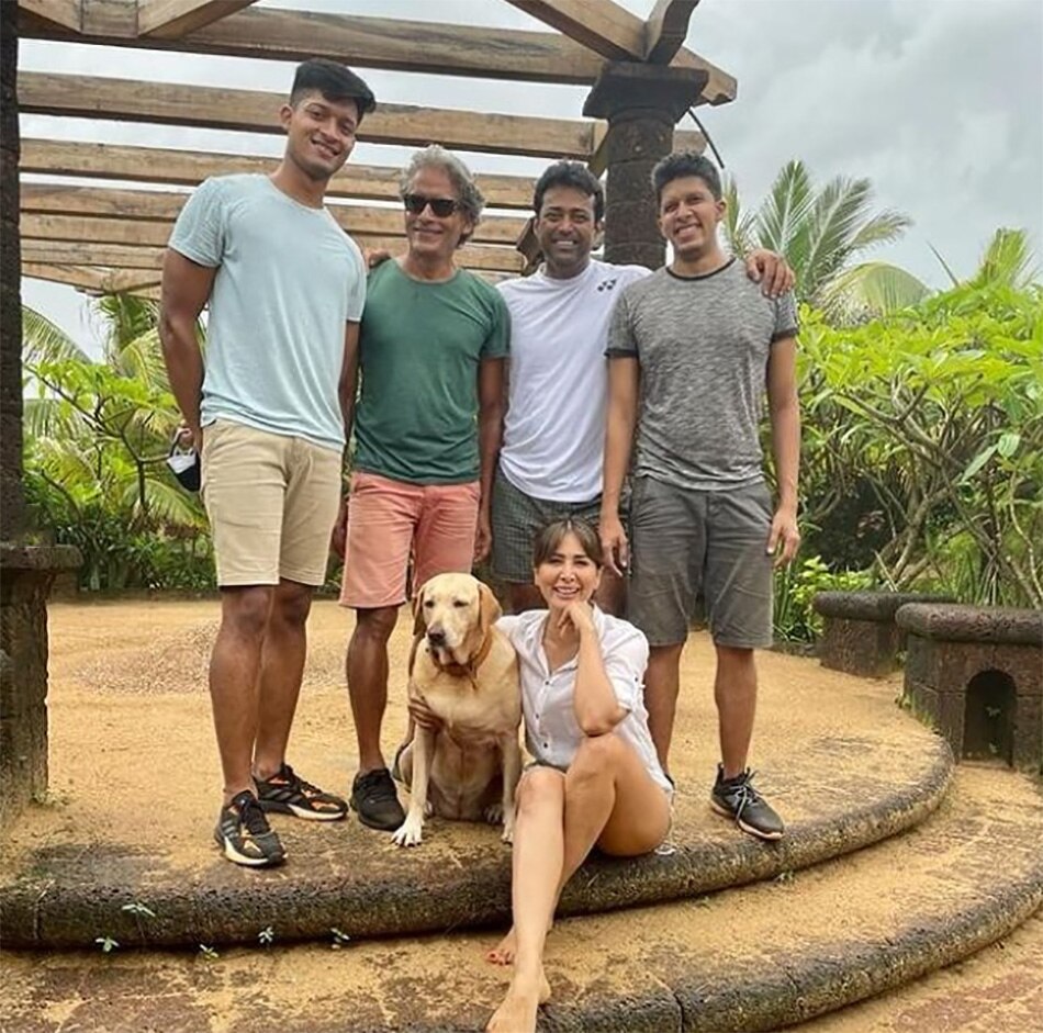 किम शर्मा-लिएंडर पेस  