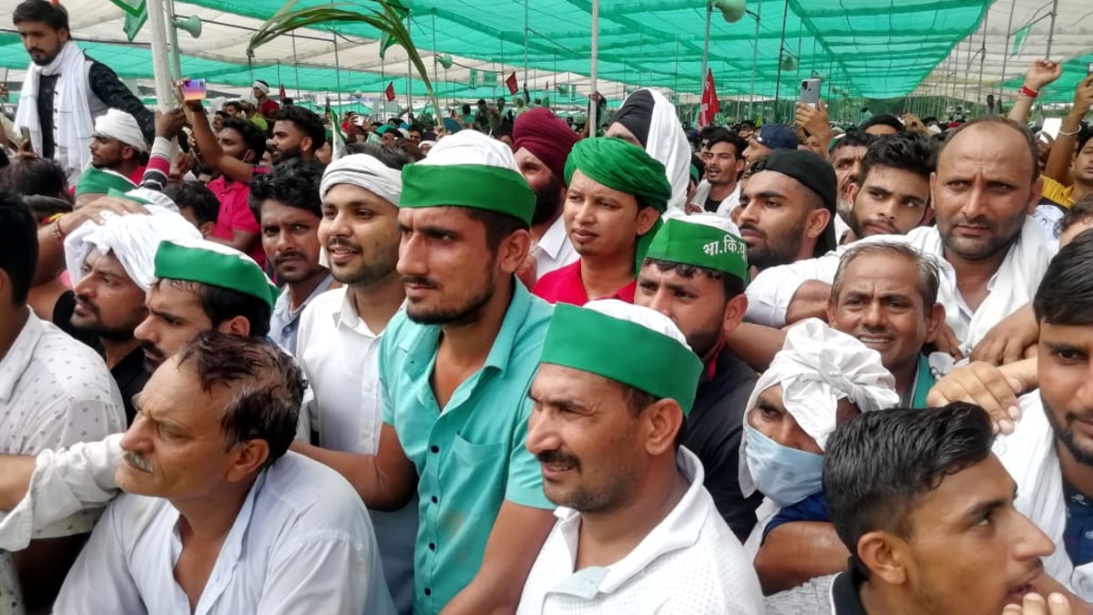 rakesh tikait muzaffarnagar kisan mahapanchayat