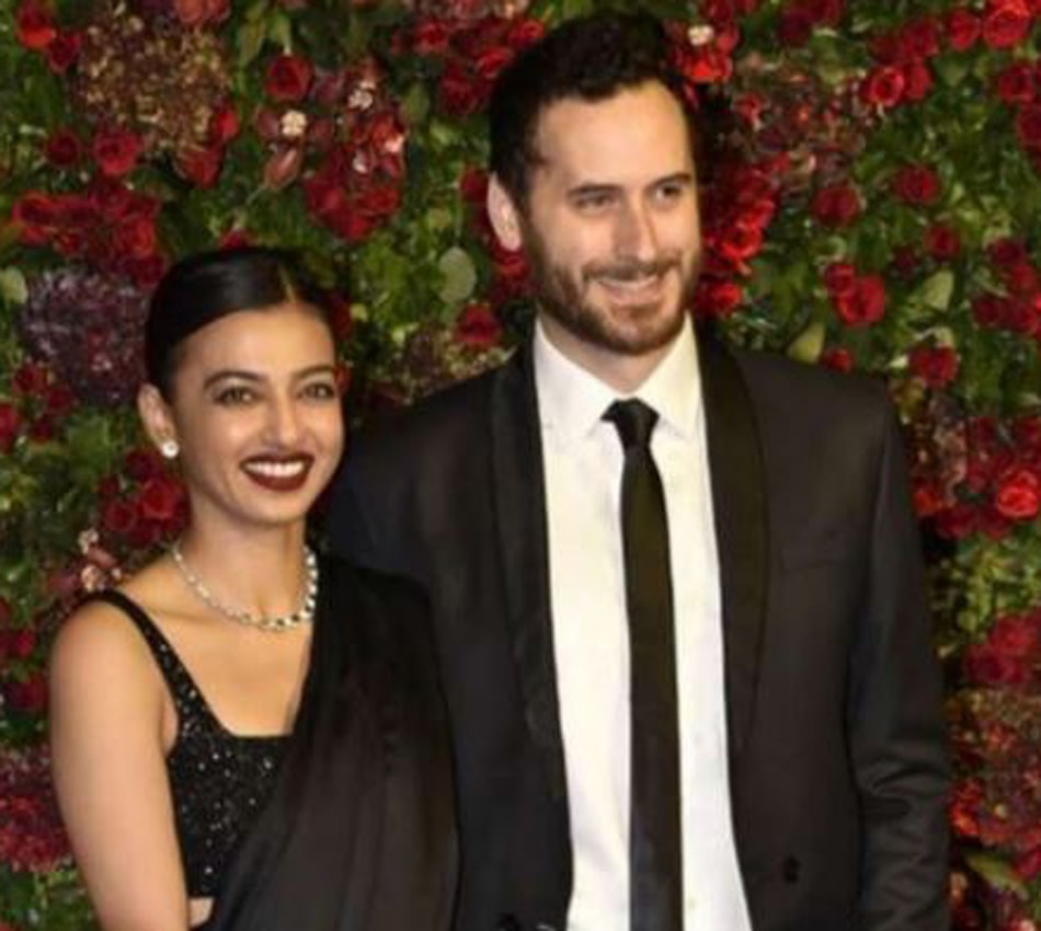 हसबेंड संग राधिका आप्टे