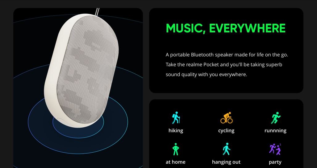 Realme Pocket Bluetooth Speaker