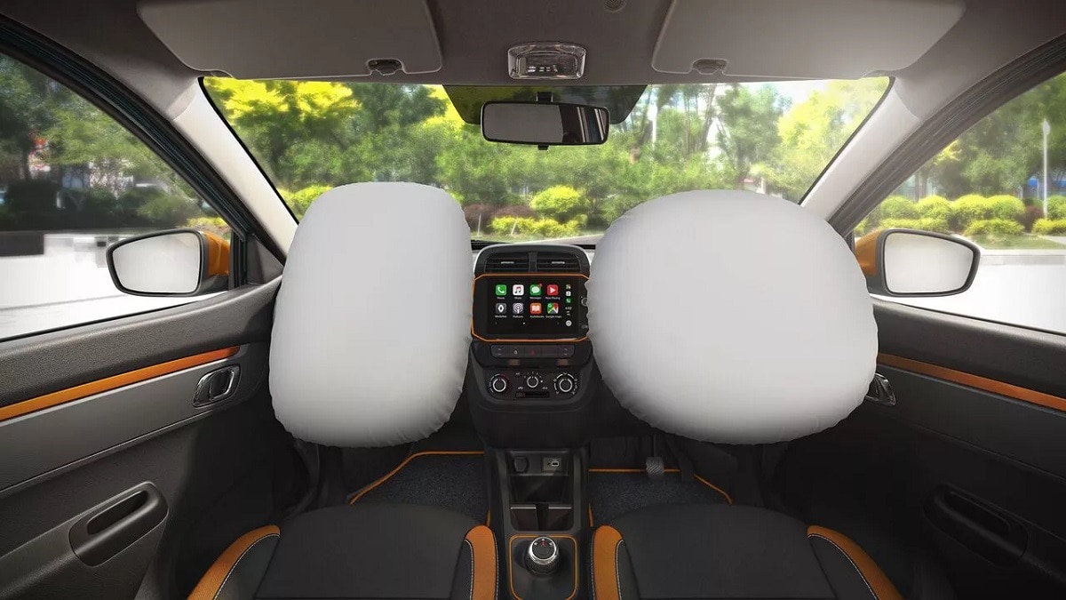 Renault Kwid में अब डुअल एयरबैग