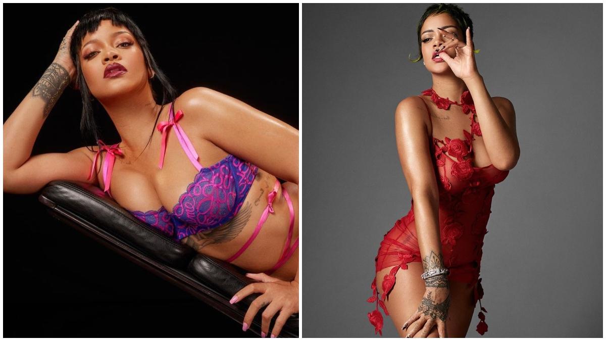 पर्पल बिकिनी में नजर आईं रिहाना, सोशल मीडिया पर वायरल तस्वीरें