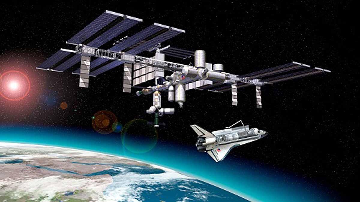 Smoke in space station