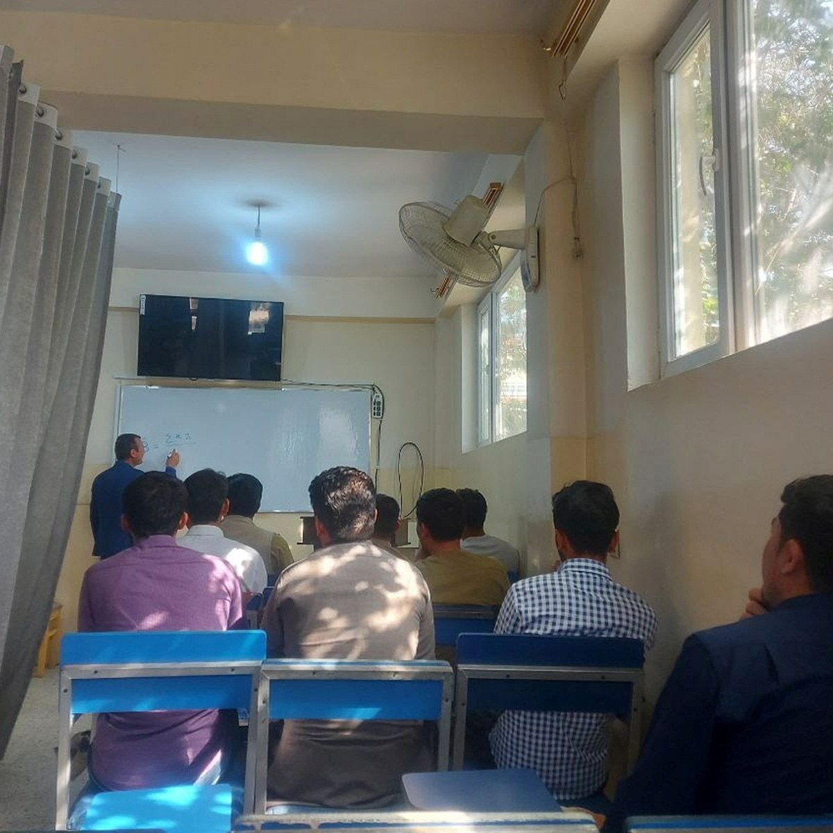 University Classes in Afghan (Reuters)