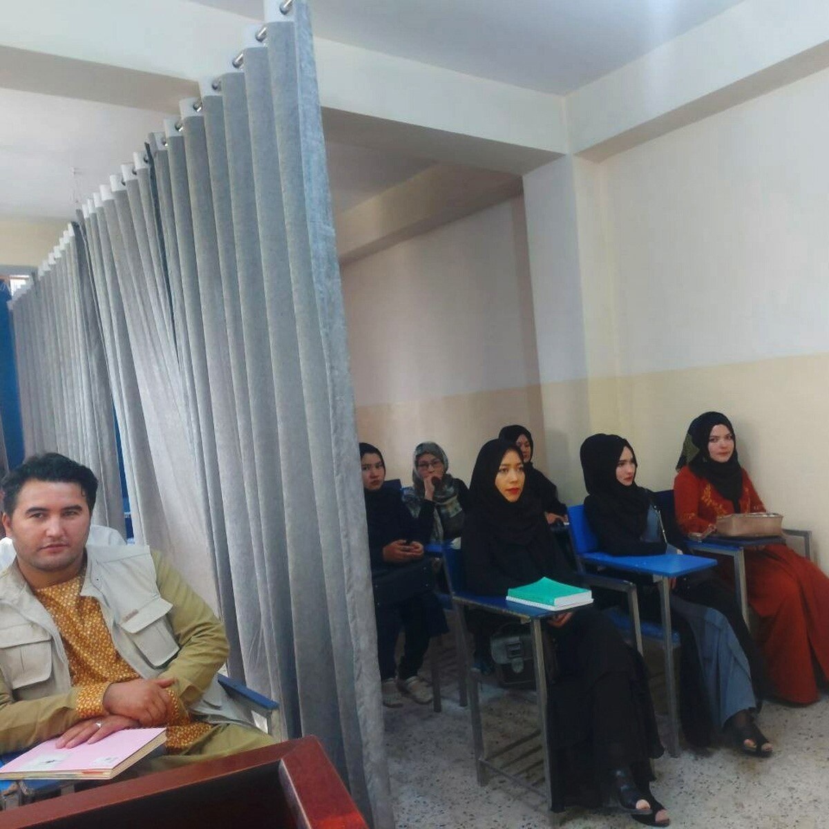 University Classes in Afghan (Reuters)