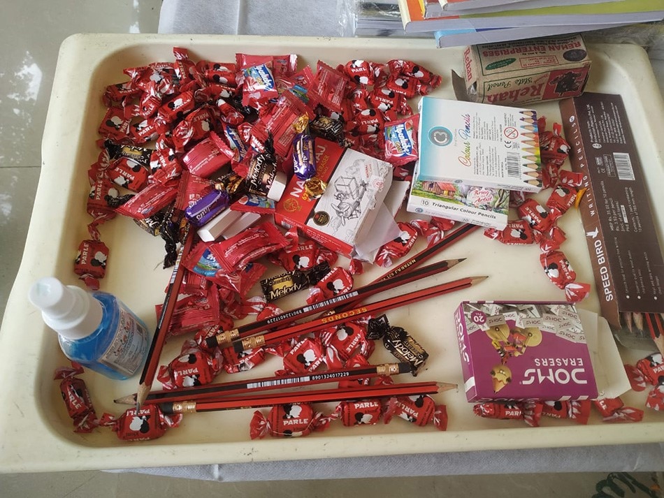 first day in a school in MP