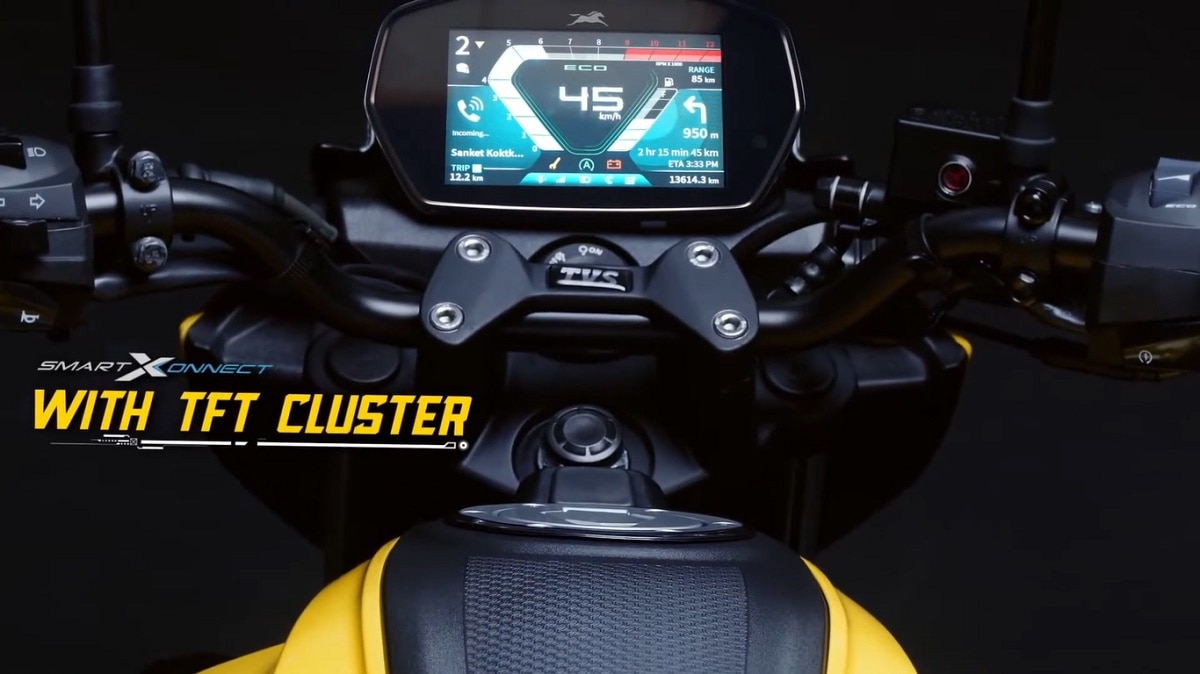 TVS Raider में स्मार्ट स्पीडोमीटर