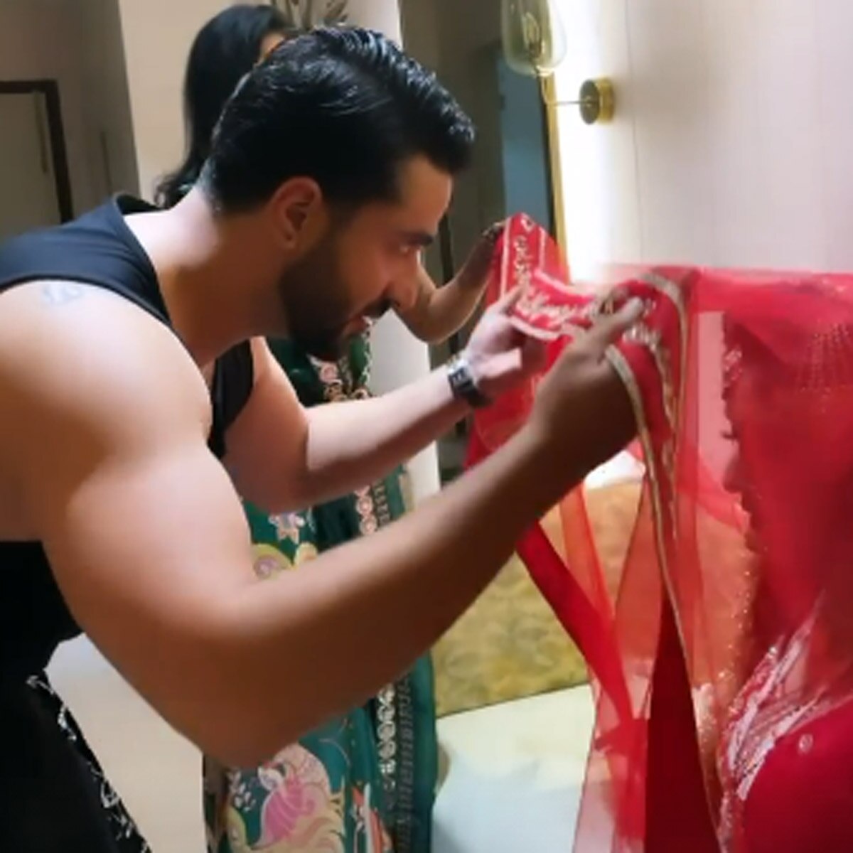 शिरीन मिर्जा और अली गोनी