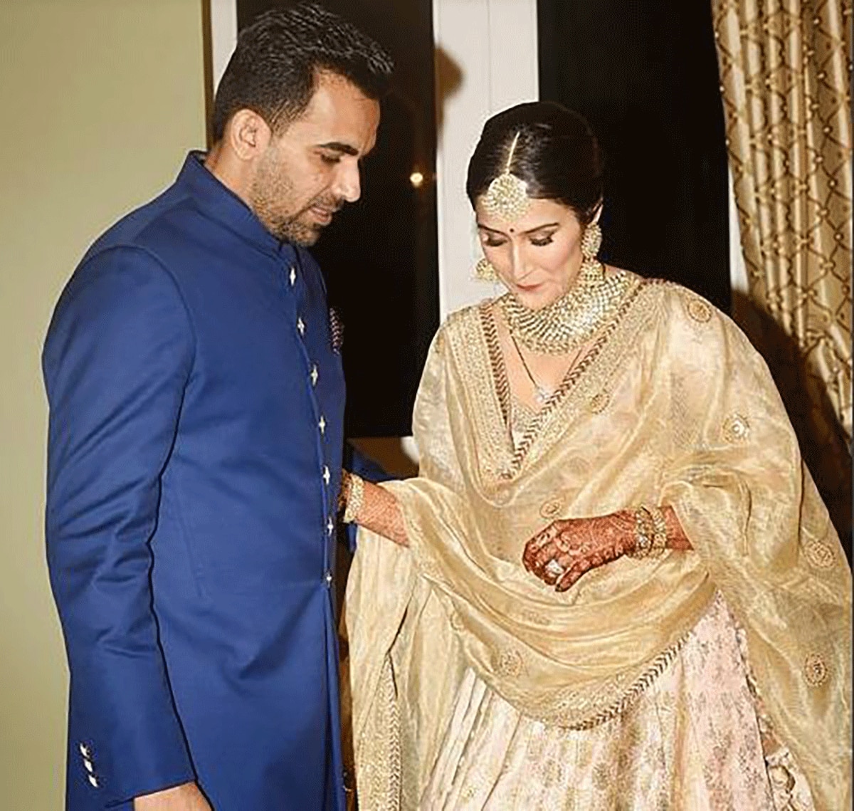 सागरिका घाटगे और जहीर खान