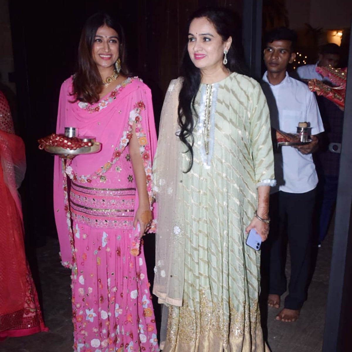 पद्मिनी कोल्हापुरी संग शाजा मोरानी