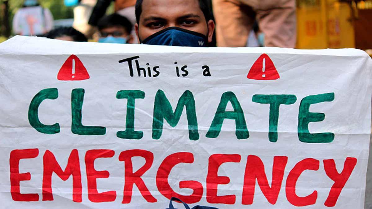 climate emergency caused by humans