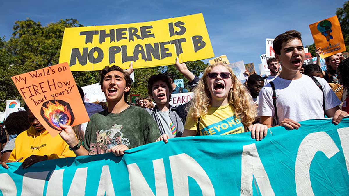 climate emergency by humans