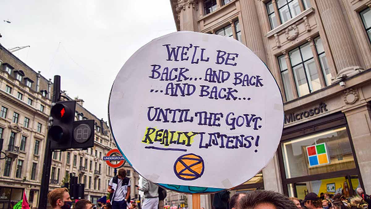 climate emergency by humans