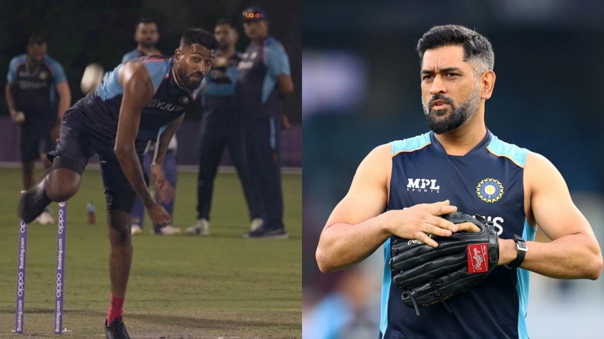 Hardik Pandya, MS Dhoni