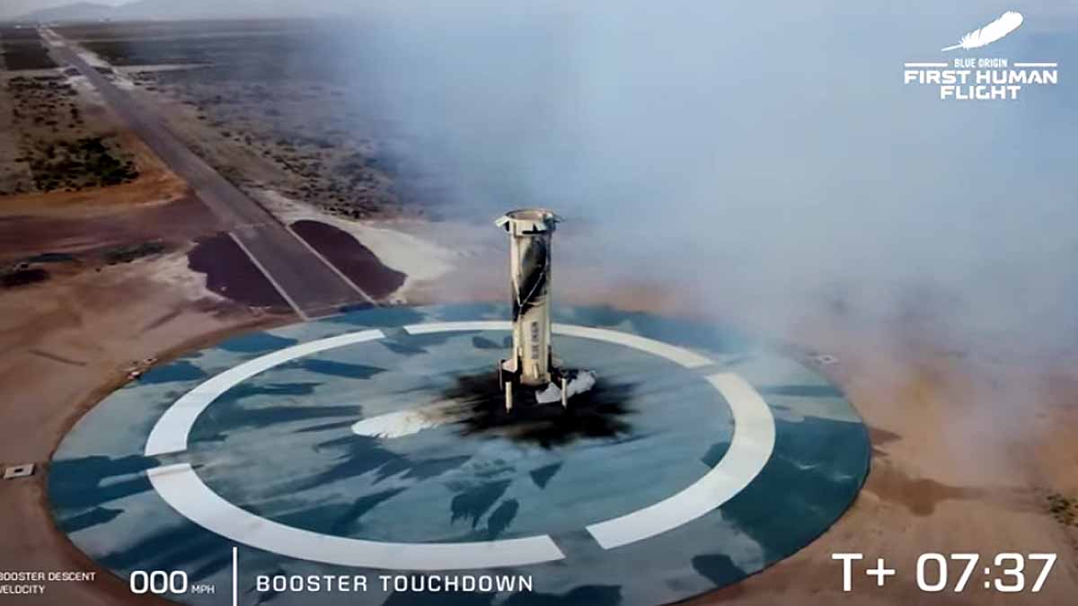 Blue Origin Rocket Landing